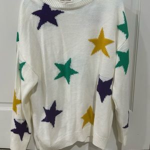 Oversized star sweater